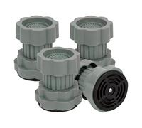 Pack of 4 universal raising pads for washing machine base, anti-vibration mat, washing machine underlay, adjustable vibration damper, washing machine feet, raising protection, vibration damping