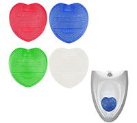 Pack of 4 Urinal Sieves, Splash Guards, Urinal Inserts, Pissoir Inserts, Urinal Sieve Odour Remover, Fresh, Urinal Sieve with Fragrance, for Any Urinal or Pissoir