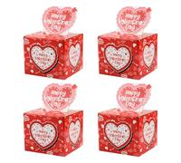 Pack Of 4 Valentines Day Money Box Surprises Cash Holders for Girlfriend Wife Unique Wedding Anniversary Present