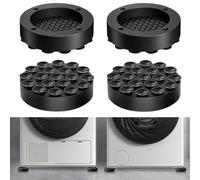 Pack of 4 Vibration Damper Washing Machine, Non-Slip Mat Washing Machine, Washing Machine Underlay, Anti-Vibration Mat, Washing Machine Mat, Washing Machine Underlay, for Fridge