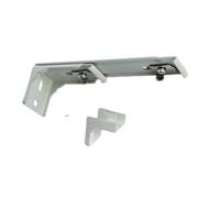 Pack of 4 White 132-170mm Double Face Fix Support & 60mm Cover Window Curtain Track Pro Supports Brackets