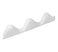 Pack Of 4 - White Bitumen Sheets Eaves Fillers For Bitumen Corrugated Roofing Sheets Fits Bituroof, Onduline, Corrapol-Bt