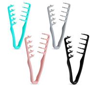 Pack of 4 Wide Combs, Styling Comb with Texture, Wide Tooth Comb Men, Large Teeth Comb, Volume Tool for Roots for Home Salon Hairdressing Comb, for Various Types of Hair Hair Comb