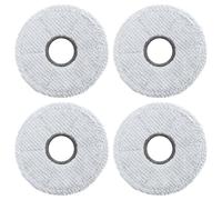 Pack of 4 Wipes for Dreame Matrix10 Ultra/L10s Ultra Gen2/X40 Ultra Complete/X50 Ultra Complete/L10s Pro Ultra/L10s Pro Gen2/L20 Ultra/L10 Ultra/L10s Ultra Gen3/For Xiaomi X20+ Robot Vacuum Cleaner