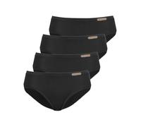 Pack of 4 Women's Mini Brief earth by comazo earth 10700279101 10-20 Black White
