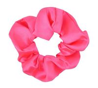 Pack of 4 Women's Satin Hair Bands, Silk Hair Band, Soft Elastic Hair Scrunchies, Fabric Hair Bands, Ponytail Holder, Hair Accessories for Women, Fine and Thick Hair, Watermelon Red