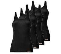 Pack of 4 Women's Vest earth by comazo earth 10130279101 10-20 Black or White