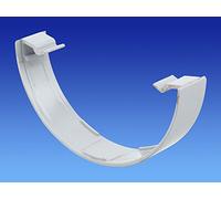 Pack of 4 x 0T116G (Grey) Wavin OSMA Spare/Replacement Clips for 112mm Round Style guttering