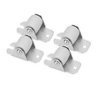 Pack of 4 x Heavy Duty Rubber Furniture Castor Wheels 22mm - Durable Furniture Caster Wheels - Perfect for Cabinets, Shelves, Tables - Easy Install, Carpet-Friendly, Enhance Mobility & Stability