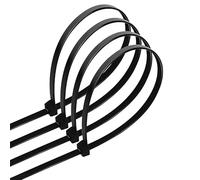 Pack of 40 Black Nylon Cable Ties Perfect for a Variety of uses.with a Width of 3.6mm and a Length of 150mm, They are Sturdy and Effective for securing and organizing.