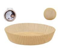 B & Co B&co 30Pk 20Cm Air Fryer Liners Round In Clampack., Brown