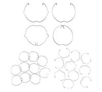 Pack of 40 GU10 and MR16 MR11 Spring Ring Card Ring LED Halogen Lamp Holder 2 Shapes 2 Sizes Diameter 5.2 cm and 4.3 cm for Halogen Lamp/Lamp Holder