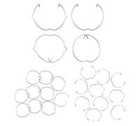 Pack of 40 GU10 and MR16 MR11 Spring Ring Card Ring LED Halogen Lamp Holder 2 Shapes 2 Sizes Diameter 5.2 cm and 4.3 cm for Halogen Lamp/Lamp Holder