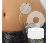 Pack of 40 Plasters for Medtronic MiniMed Insulin Pump 640G 780G 670G 770G 630G Insulin Pump, Waterproof Fixing Plasters with Hole in the Centre, Pre-Cut Insulin Tape 14 Days Adhesive Strength