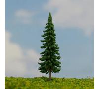 Pack of 40 Scenic Green Plastic Model Trees Perfectly Suited to Enhance Any Railway Diorama Setup (H 3.5CM)