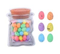 Pack of 40 small colored foam eggs with speckled egg decorations for festival party decorations and creative craft projects