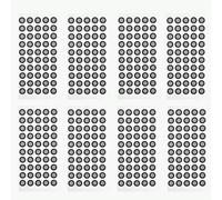 Pack of 400 3D Scanner Markers, Reference Point Markers, Diffuse Reflection Markers, Tracking Points, Reference Points, Reusable Reflective Dots, for 3D Motion Analysis, Scanning