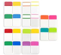 Pack of 400 Adhesive Strips, Page Markers, Sticky Markers, Index Tabs, Small Page Markers, Writeable Adhesive Strips, Plastic Adhesive Strips, Post Index, Sticky Notes for Reading, Page Marking,