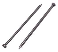 (Pack of 400 pcs) Steel 1.8 x 60 mm Construction Nails, Flat Round Head, Multi-Purpose Common Bright Wire Nails, Woodwork (400, 1.8 x 60 mm)