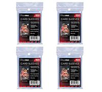 Pack of 400 Ultra Pro standard regular soft penny card sleeves for trading cards such as Pokemon, Magic, sports cards, standard size, transparent