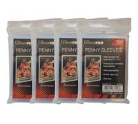 Pack of 400 Ultra Pro standard regular soft penny card sleeves for trading cards such as Pokemon, Magic, sports cards, standard size, transparent