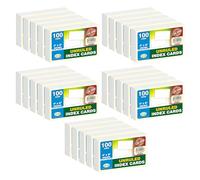 (Pack of 4000) 4x6 Inches Index Cards 130 GSM White Unruled Blank Cards Revision Cards Cardstock Study Flash Cards Note Cards Memory Spelling Cards Cue Cards Record Cards for Office School (Bulk Buy)
