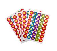 Pack of 420 Motivational Happy Stars 24mm Self-Adhesive Labels