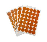 Pack of 420 Orange Smile Face 24mm Self-Adhesive Labels