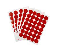 Pack of 420 Red Smile Face 24mm Self-Adhesive Labels