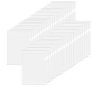 Pack of 45 A4 Plastic Folders, Transparent A4 Plastic Document Folders for Storing and Filing Papers, Documents (Transparent)