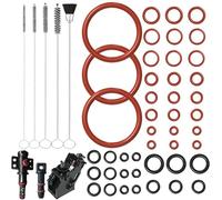 Pack of 45 O-rings for Philips Saeco, and 5 cleaning kit, seal for Philips fully automatic coffee machine, O-rings for Philips Saeco for support valve, steam valve, outlet valve, fully automatic
