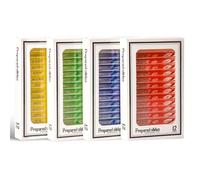Pack of 48 Microscope Accessories Transparent Plastic Slide Microscope Category Label: Insects Animals Plants for Students Children Biological Science Training