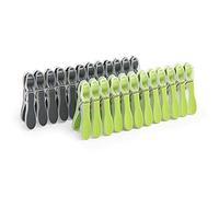 Pack of 48 Plastic Laundry Pegs, Strong Grip Pegs for Washing Line Durable Clothes Pegs Rust Resistant Windproof Non Slip Clothespins for Home & Garden (Mix Colors Pegs)