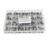 Pack of 480 Transistors Covering 24 Popular Specifications in to 92 Package Accompanied by 24 Slot Storage Organizers Electronic Part