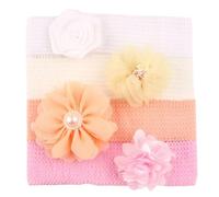 Pack Of 4PCS Children's Floral Headbands Cloth Fabric Hairbands Elastic Headdress For Parties And Playdates