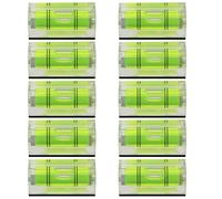 Pack of 5/10 Green Levels Night View Small Green Spirit Levels Upgrades for Accurate Measurements in Various Environment Building Site
