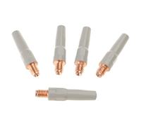 Pack of 5 40mm Coated Metal Conductives Nozzles Tip Offering Wear Resistance for Enhances Welding Control and Durability Anticorrosion Welding Accessories