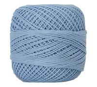 Pack of 5 50 g Fillet Crochet Yarn Cotton Yarn Crochet Yarn Thickness 3 for Crocheting Thin Mercerised Chop Yarn (Sky Blue)