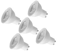 Pack of 5 - 5W GU10 PAR16 LED Bulbs - 2800K Extra Warm White - 50W Equivalent - Energy Saving & Low Heat, 360 lm, Long Life