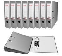 Pack Of 5 A4 Grey Paperbacked Lever Arch Files By Janrax