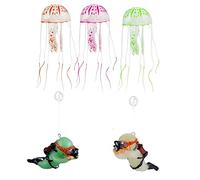 Pack of 5 Aquarium Decorations, Aquarium Decorations, Diving, Aquarium Decoration, Artificial Jellyfish, Toy Accessories, Decorative Landscape Accessories for Aquarium and Aquariums