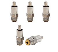 Pack of 5 Automatic Pig Nipple Drinker, Stainless Steel Pig Drinking Spout Water Nozzle for Sheep, Horse and Cattle (A)