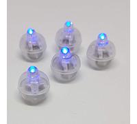 Pack of 5 Blue Individual LED Wireless Lights for Cake Decorating, Weddings, Balloons