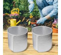 Pack of 5 Breathable Heat Insulation Covers for Outdoor Flower Pots Made to Shield Plants from High Temperatures (height 20cm)
