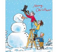 Pack Of 5 Charity Christmas Cards Quentin Blake Snowman - Charity Cards - By Quentin Blake - Whimsical Design, Festive Cheer, Eco-Friendly, Heartfelt Message, Meaningful Causes, Marie Curie, Age UK
