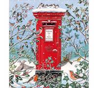 Pack of 5 Charity Christmas Cards Snowy Post Box Cards Multiple Charities