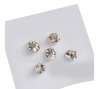 Pack Of 5 Clear Nails Art 3D Rhinestones Nails Art Decorations