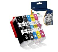 Pack of 5 Compatible PGI-580/CLI-581 XXL Ink Cartridges for Canon Pixma TR7550, TR8550, TS6150, TS6151, TS8150, TS8151, TS8152, TS9150, TS9155 PGI-580PGBK CLI-581BK CLI-581C CLI-581M CLI-581Y