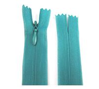 Pack of 5 Concealed No.3 Invisible Nylon ZIPS *19 Colours * 8 Sizes * Closed END Zip Sewing Repairs** (Green NZ257, 14 Inch)