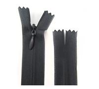 Pack of 5 Concealed No.3 Invisible Nylon ZIPS *19 Colours * 8 Sizes * Closed END Zip Sewing Repairs(Grey NZ312, 8 Inch)